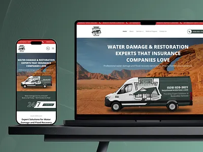 Keystone Restoration - Website UI logo restoration service ui uiux ux web ui website website design