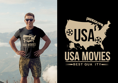 MOVIES, T-SHIRT DESIGN branding design graphic design illustration movies movies t shirt movies t shirt design t shirt t shirt design typographic vector