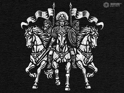 Great conquerors alexander the great ancient conquerors battle horse bold identity brand branding conceptual branding custom illustration cyrus the great genghis khan historical emblem legendary figure logo logotype luxury brand logo majestic leader monochrome logo premium logo professional logo designer timeless design