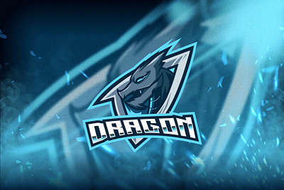 Dragon Esport Logo Template 3d 3d letter abstract animation branding concept creative design dragon graphic design illustration logo mockup dragon mockup vector motion graphics ui vector vector logo