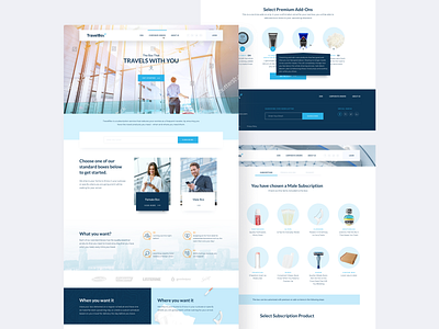 TravelBox - The box that travels with you design desktop travel travelbox ui website