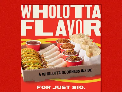 wholotta box email branding email design tacos typography