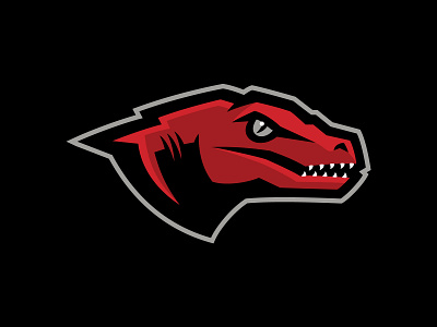 RLCA Raptors athletics brand branding design dino dinosaur identity identity design illustration logo logo mark logotype mascot matthew doyle raptor school sport sports sports logo team