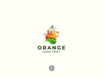 Orange juice logo design branding design icon logo logodesign logotype vector