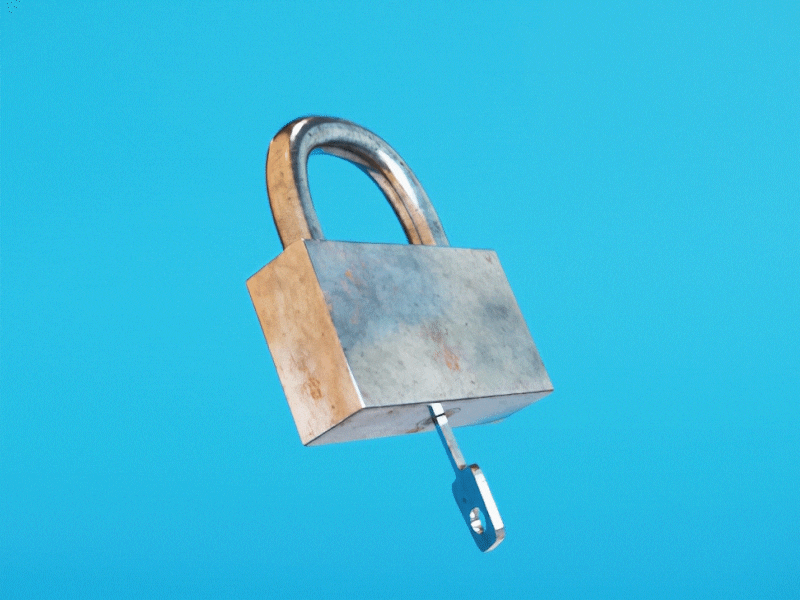 Lock:Unlock🔒🔑🔓 3d 3d art aftereffects animated gif animation c4d cinema4d dailyrender motion graphics