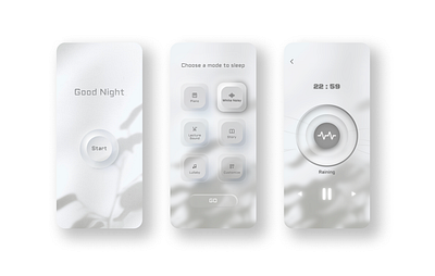 Help Sleep App design mobile design prototype ui
