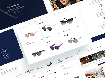 Okularium.pl design design system service shop website