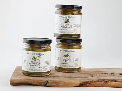 WILLIAMS SONOMA OLIVE GIFT SET branding design graphic design packaging design