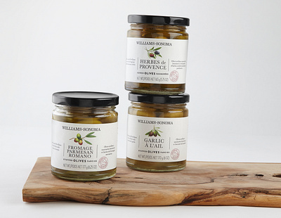 WILLIAMS SONOMA OLIVE GIFT SET branding design graphic design packaging design