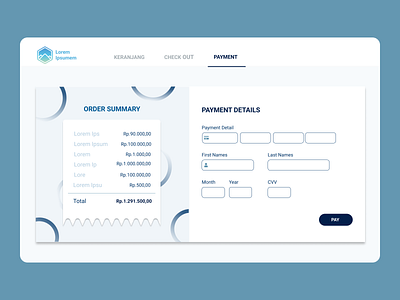 Credit Card Payment Check Out UI Design checkout creditcard dailyui design ui uidesign uiux