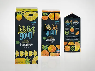 LET'S GET GOOD branding design graphic design illustration logo packaging design