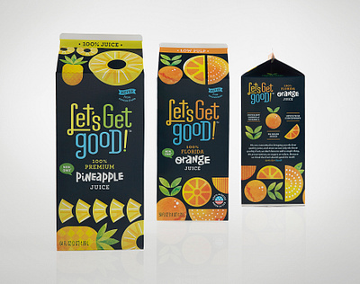 LET'S GET GOOD branding design graphic design illustration logo packaging design