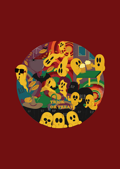 Doodle Halloween design doodle illustration