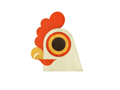 Dramatic Hen animal hen illustration illustrator