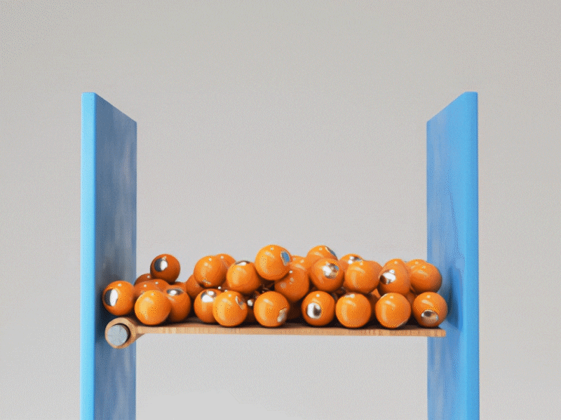 Experiment with Dynamics! 3d art aftereffects animated gif animation cinema4d dailyrender design