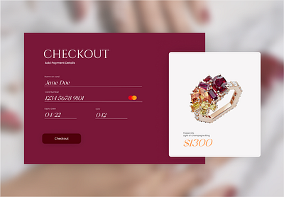 Daily UI :: 002 card checkout checkout checkout page daily ui dailyui dailyuichallenge landing page shop landing page shopping shopping checkout ui ui design uidesign uiux uiuxdesign web design