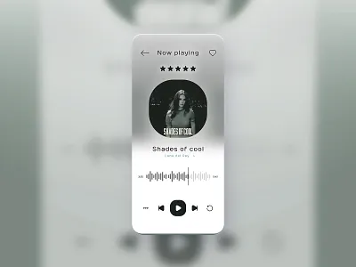 Music player app dailyui dailyuichallenge design figma lana del rey ui ux