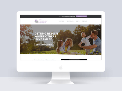 Athens Upper Cervical Chiropractic Website branding chiropractic design ui ux web design web development webflow website