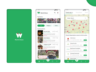 Clothes Donation app design design ui ux
