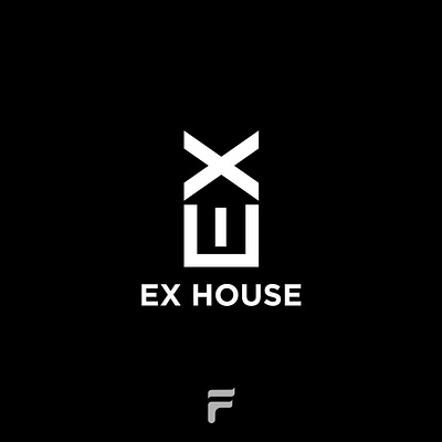 EX HOUSE Minimal concept Logo brand identity branding branding designer graphic design logo logo artist logo maker