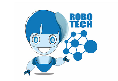 Robo Tech logo Design 3d branding design idea futuristic graphic design illustration logo mascot mascotlogo modern vector