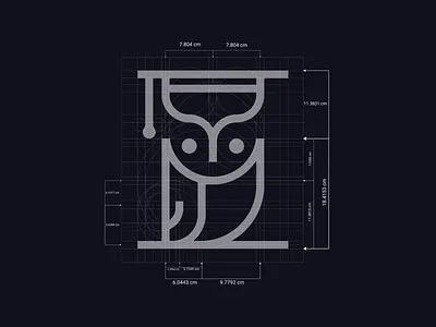 educheck - Golden Ratio bird branding education educational fibonacci sequence german germany golden ratio logo owl symbol