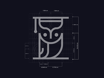 educheck - Golden Ratio bird branding education educational fibonacci sequence german germany golden ratio logo owl symbol
