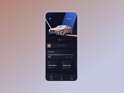 Automotive App - BMW I4 - Redesign app automobile automotive bmw brand car clean design ui ux