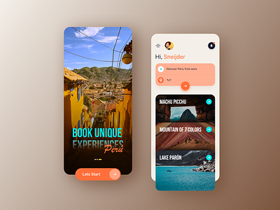 Travel all over Perú app app design branding cusco design illustration ins inspiration minimalist travel traveling ui ux ui ux design viaje