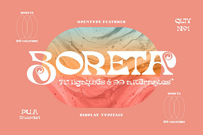 Boreta - Display Font advertising branding classy display display font display fonts elegant fashion lettering logo magazine minimal minimalist modern sans serif sans serif font serif serif font stylish ui