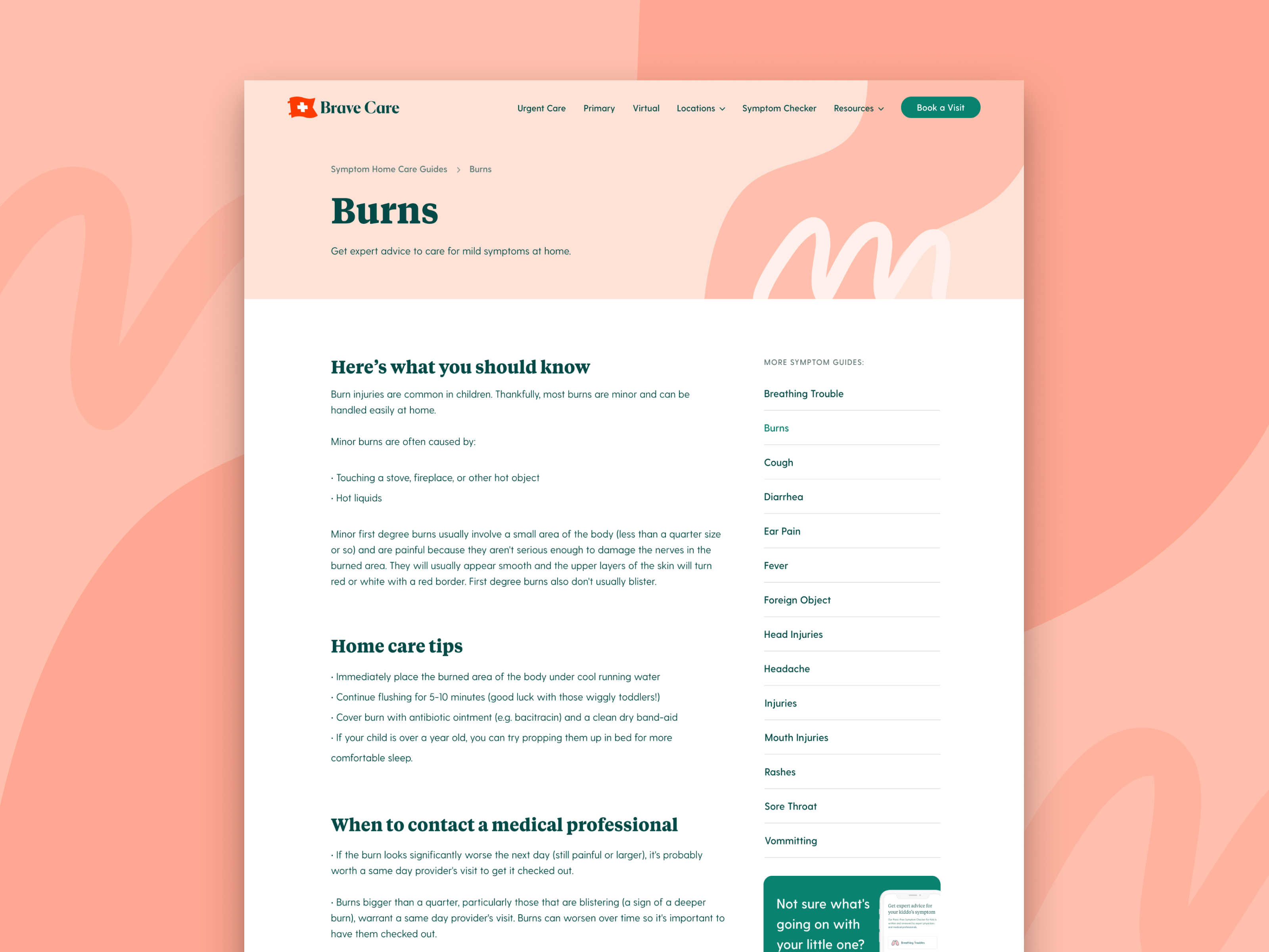 Symptom Home Care Guides