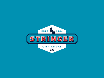 Stringer Oil Co branding design illustration logo type typography vector