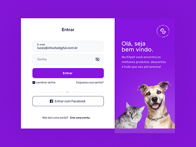 Sign Up createaccount dashboard form login login form pet store petshop saas signup ui webdesign