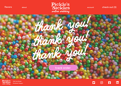 Pickle's 'Sicles Ice Creamery Desktop & Mobile Ordering UX app branding design figma logo prototype typography ui ux vector website