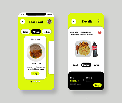 Fast Food App adobexd app branding design graphic design illustration logo ui ux vector