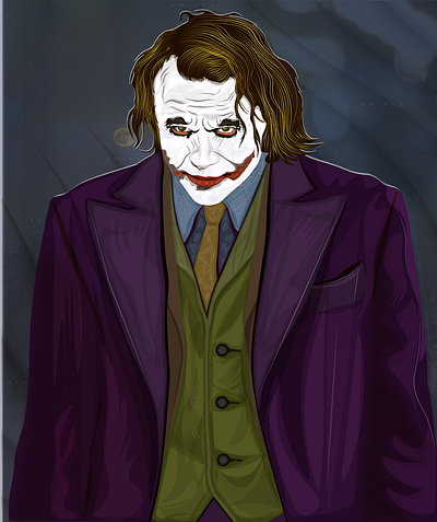 Heath ledger Vector graphic design illustration vector vector artwork vector portraits