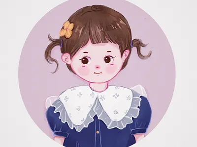 今日份小可爱 design illustration illustration art banner design typography