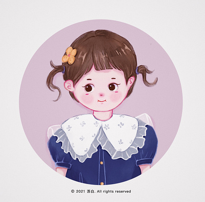今日份小可爱 design illustration illustration art banner design typography