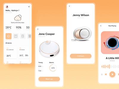 Smart Home app app design ui