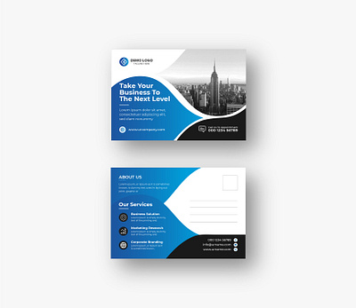 Corporate Modern Postcard or eddm Postcard design vol-7 flyer