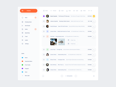 Mailbox Constructor UI Kit dashboard mail mailbox product design ui kit