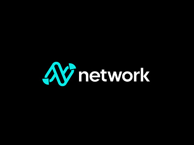 network logo design blockchain branding connection crypto custom logo icon identity internet latter logo logo logo design logo mark network signal wireless social network tech tech icon ui waves wifi