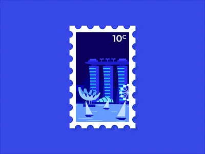 Singapore landscape after effects animation event illustration motion graphics positive vibes singapore singapore national day