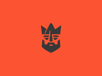 WorKing beard brand branding construction creative crown design elegant flat king logo logotype man mark modern realestate sign simple spatula worker