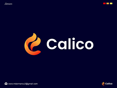 Calico Gas company logo artificial gas compound gas elemental gas fire icon fire logo gas graphic design letter c lettermark logo logo mark logodesign logoinspiration logotype minimalistic modern logo modernism monogram logo natural gas synthetic gas