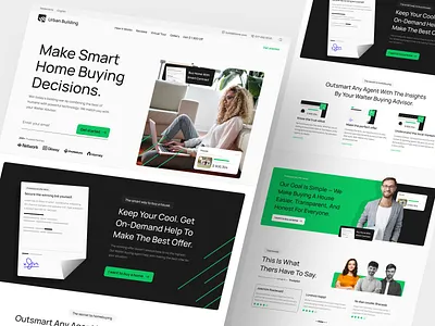 Urban Building - Website and Home Buying Platform agency apartment architecture building homepage house interior landing page platform property app property website real estate real estate agency real estate website residence smart home web web site webflow website