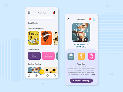 Book-Reading App 3d adobexd app appdesign design figma ui uitrends uiux userinterface ux