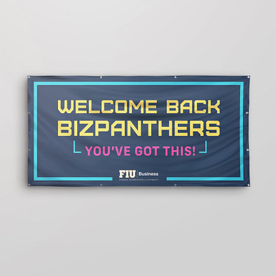 FIU Business Welcome Back Banner