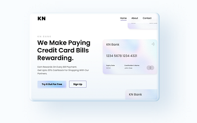 Credit Card Website Design aurora gradient blue design design inspiration design trends figma fintech gradient inspiration moodboard soft gradient ui ui design ui inspiration uiux uiux design user interface design web design website design website inspiration