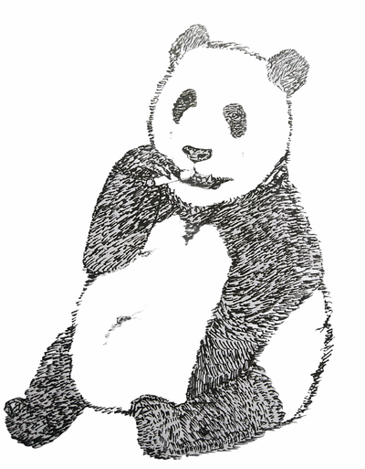 smokingPanda graphic design illustration panda sketch smoking